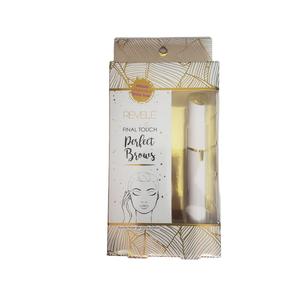 REVELE Final Touch Perfect Brows Hair Remover with LED Light NEW